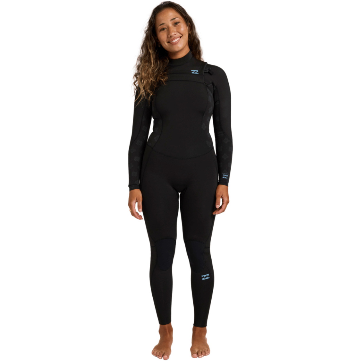 2026 Billabong Womens Absolute Core 3/2mm Chest Zip Wetsuit ABJW100238 - Black